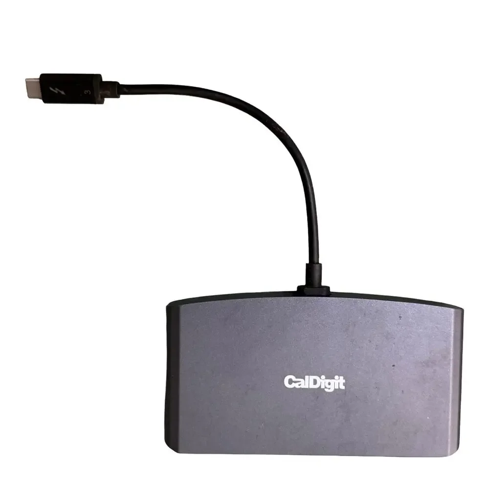 CalDigit Thunderbolt USB-C 3 Mini Dock Dual 4K Display Adapter Aluminum Mac PC